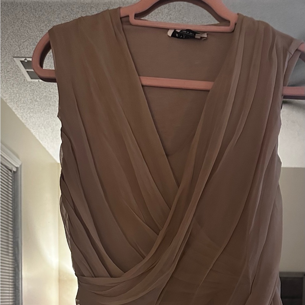 SOLD LAST CHANCE CLOSET CLOSING ESTATE SALE Givenchy Silk Soft Cream Dress